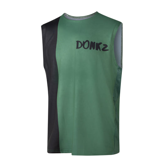 Khaki Green & Black Donkz MX/Enduro Vest